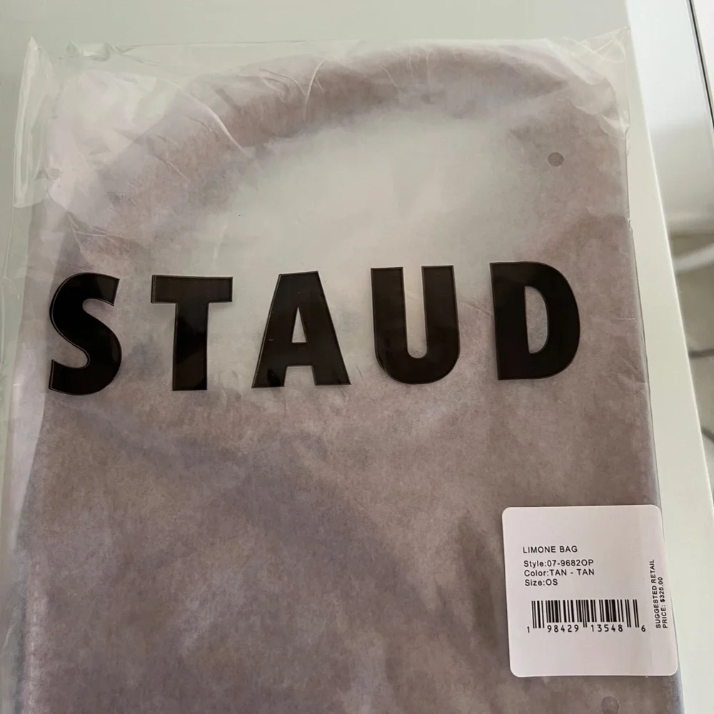 STAUD Tan Limone Leather Crossbody Bag - Picture 10 of 10
